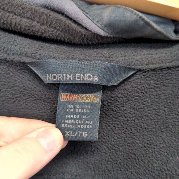 North End Men's Warm Logik Arctic Cat All Star Hooded Jacket Black XL Coat - Picture 12 of 16